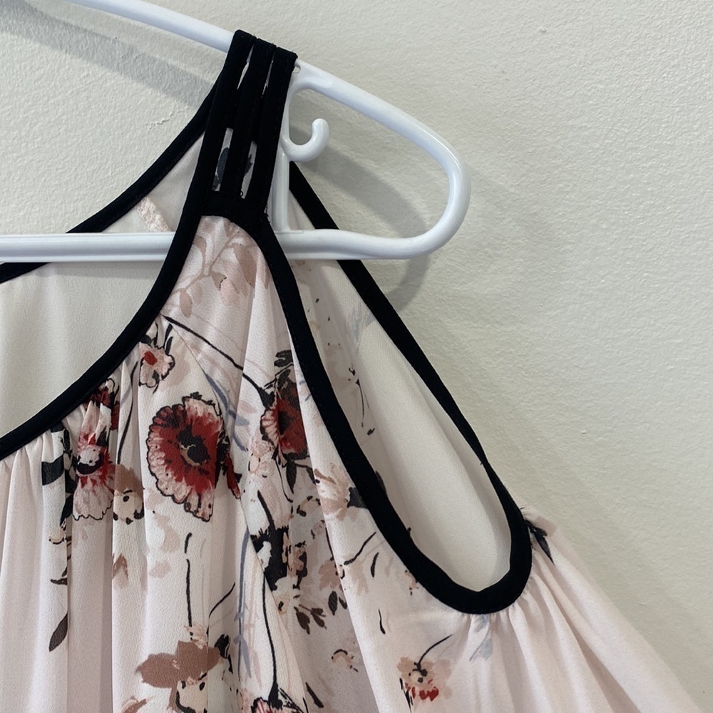 Joseph Ribkoff Cold Shoulder Dusty Rose Quarter Sleeve Top - Picture 5 of 13
